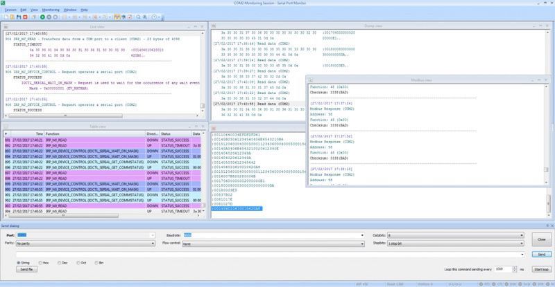 Acquisizione di dati Modbus