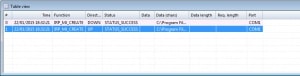 RS232 Analyzer - Table View