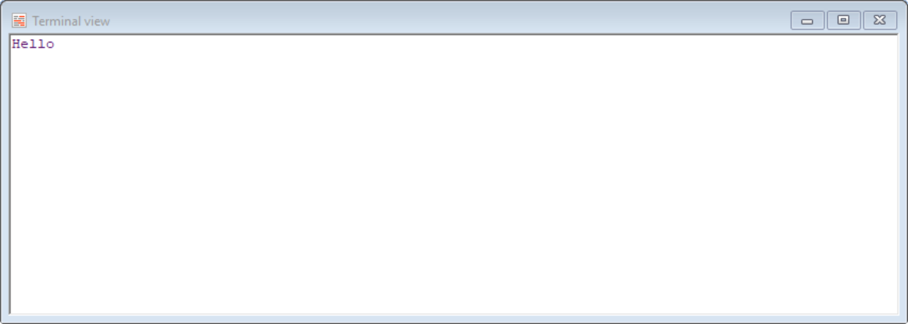 RS232 Port Monitor -Terminal View
