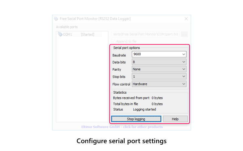 Captura de tela monitoramento