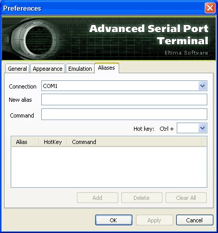 Advanced Serial Port Terminal